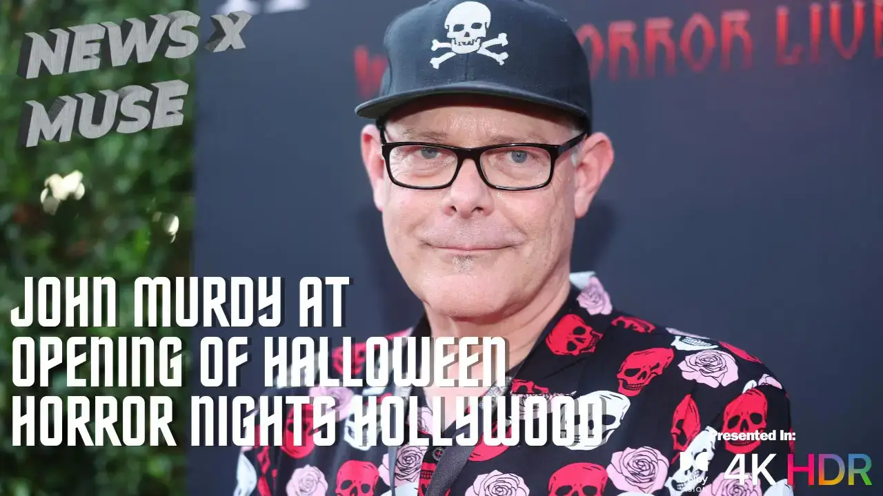 John Murdy at Opening of Halloween Horror Nights Hollywood