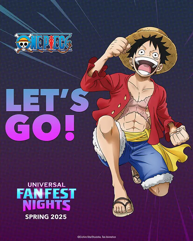 Universal Studios Hollywood Announces Addition of One Piece, Jujutsu Kaisen For Fan Fest Nights