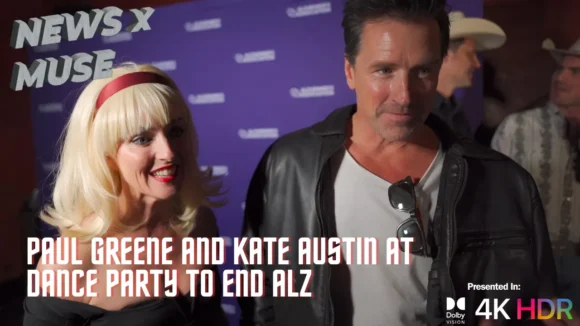 Paul Greene and Kate Austin at Dance Party to End ALZ