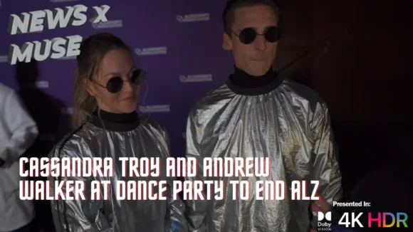 Cassandra Troy and Andrew Walker at Dance Party to End ALZ