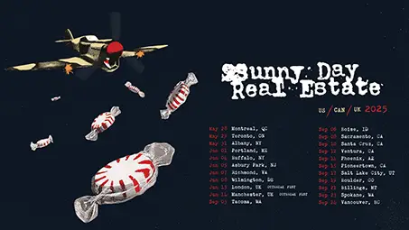 Sunny Day Real Estate Announces 2025 North American Tour